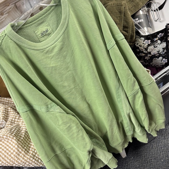 aerie Tops - Aerie crochet sweatshirt xl // 030409